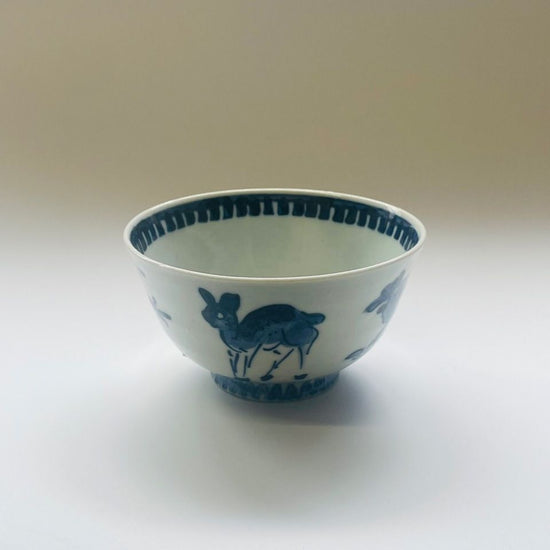 [Moe Kiln] rice bowl with deer design