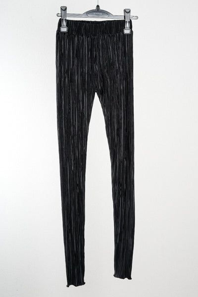 Pleated Leggings (Black)