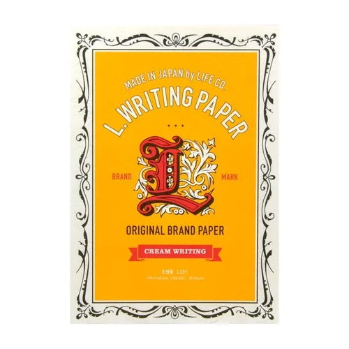 LIFE L Brand Label Writing Paper – A5, Ruled (L321)