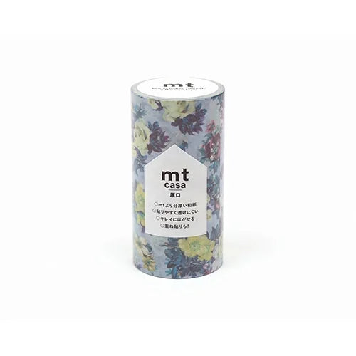 mt casa Thick Washi Tape – Botanical Small Flowers, 90mm×7m