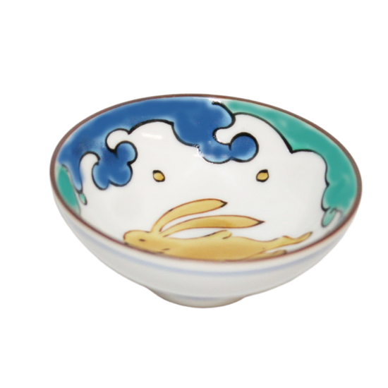 [Kaga Kiln] Cup with design of Chinese zodiac [Rabbit