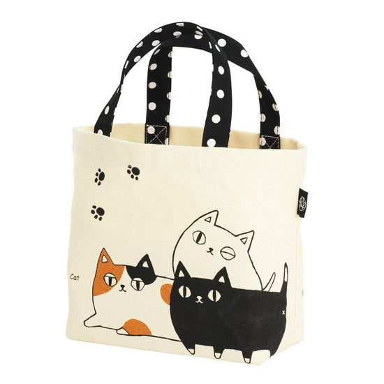 Three Cat Brothers Tote Bag Small 3 Cats (13596)