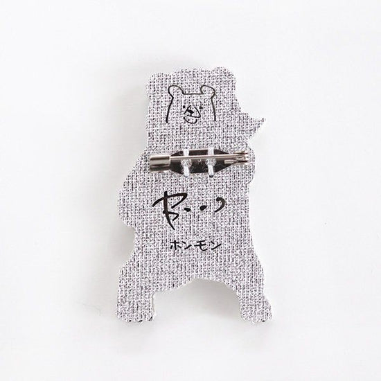 [Collaboration] pokefasu pokefasu tri-pair brooch bear badge