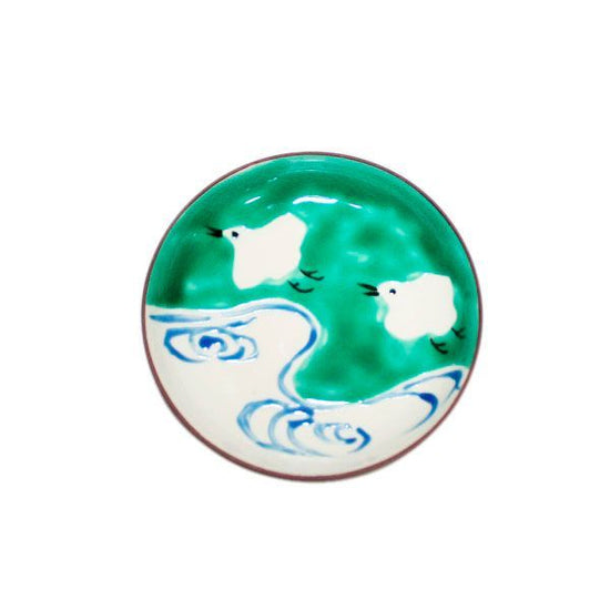 [Eisyou] 3.5" Dish with design of plovers (set)