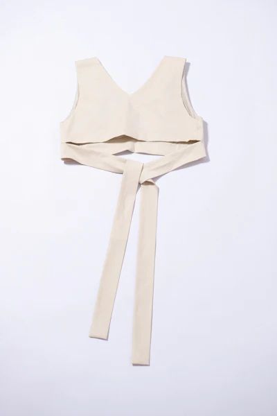 V-Neck Chino Vest (IVORY)