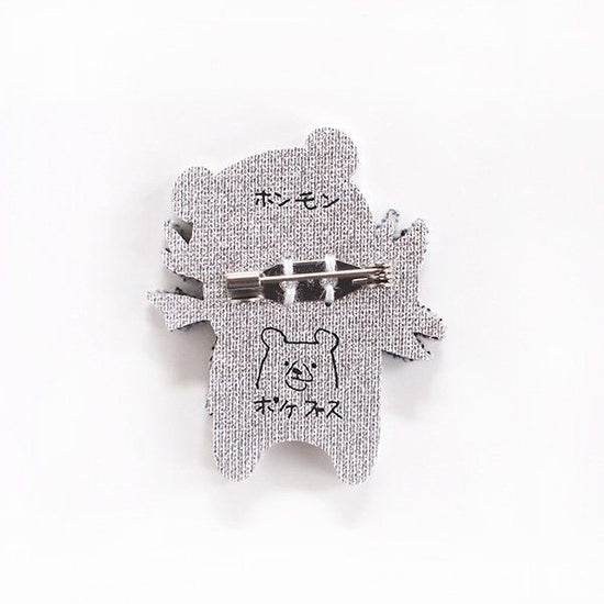 pokefasu pokefasu pichikuma brooch bear badge