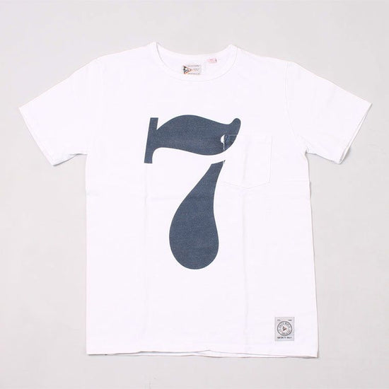 FELCO MADE IN USA S/S CREW POCKET T W/PRINT NO.7