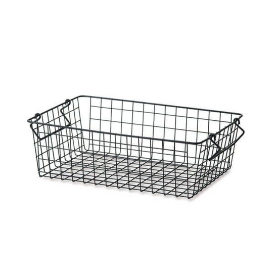 63672 Stacking basket, black