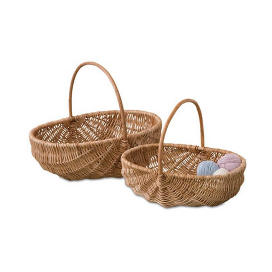 10779 Wicker basket set 2