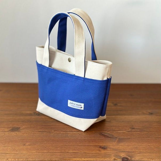 <New Products>Solid Canvas Mini Tote *Royal Blue