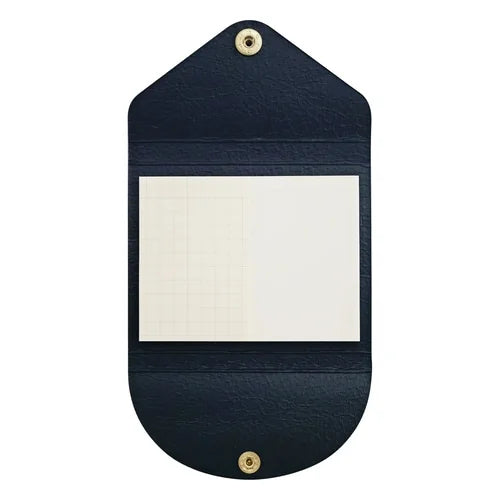 LIFE × Yamama Bungu Sticky Notes with Cover – Grid, Navy, Grid + Plain