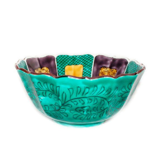 [Eisyou] Camellia design six-inch deep bowl