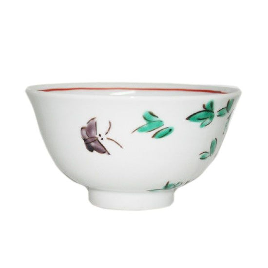 [Eisyou] (Lu) rice bowl with peony design