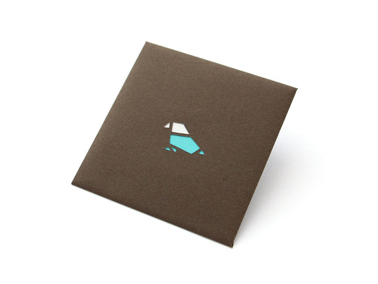 Paper cutout pouch [bird].