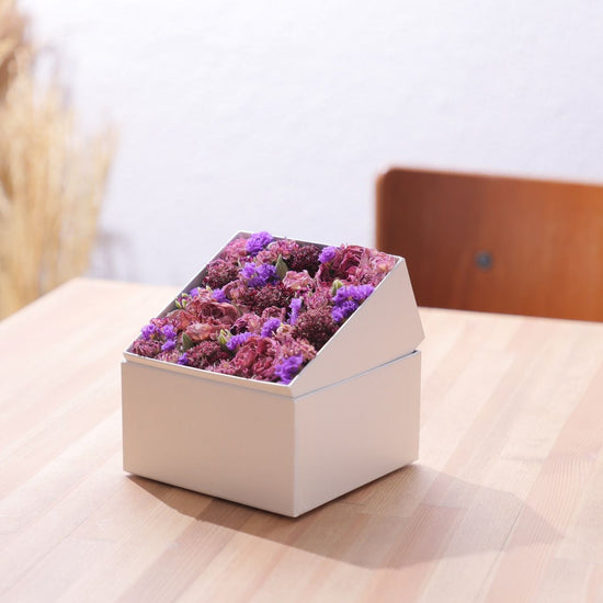 Flower Box-M-purple×pink