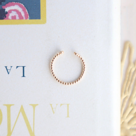 Dot earcuff (2way→Pinky Ring)