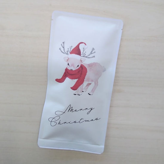 Tea Mail (Christmas Reindeer, Japanese black tea bag, 3g x 5p) [Black Tea/Gift].