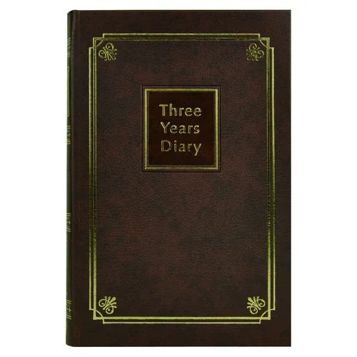 LIFE Three-Year Diary – A5, Dark brown