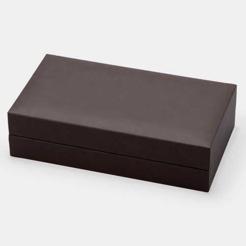 Square case for pearl necklace, leather style paper CB series, 6 pieces, CB-4009NE