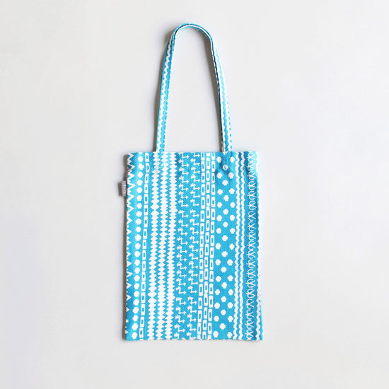 Ryukyu Pattern Tote Bag (Small) | KASURI SHIMA