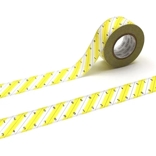 mt forPACK Packing Tape – Stripe Ruler, 25mm×15m