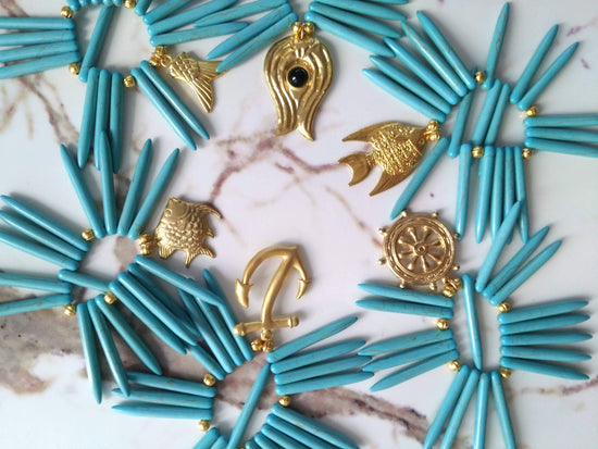 Turquoise Sea Paradise Napkin Ring 6pieces