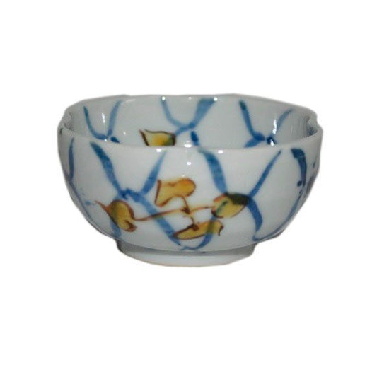 [Eisyou] Dyeing, fishnet and fishnet design in a circular flower cup