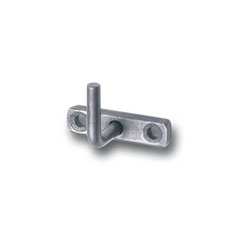 63699 [POSH MADE] Iron Wall Hook Single Silver