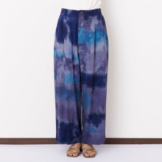 Roti-dye wide pants