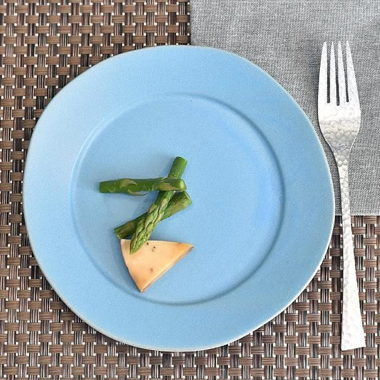 Wide Rim Turkey 19cm Round Dish, Blue Type, Western Tableware, Modified Plate, Made in Japan, Minoyaki, Cafe Style, Stylish, Modern