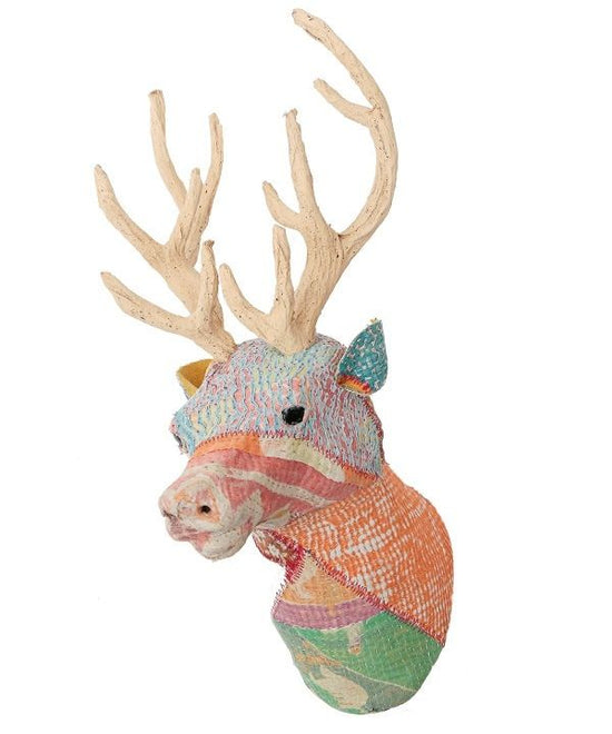 Fabric Animal Deer Wall Hanging (Rally Patch) M68-2436MX