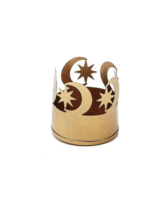 Brass candle holder (moon) M34-2522