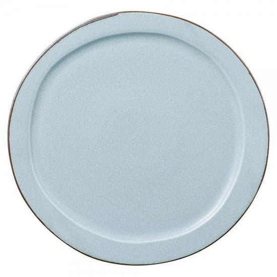 Veggie Color Round Large Dish, Soda, Blue, Western Tableware, Modified Plate, Made in Japan, Minoyaki, Stylish