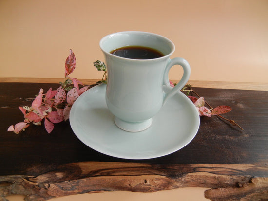 Celadon Glazed Fine Coffee Cup