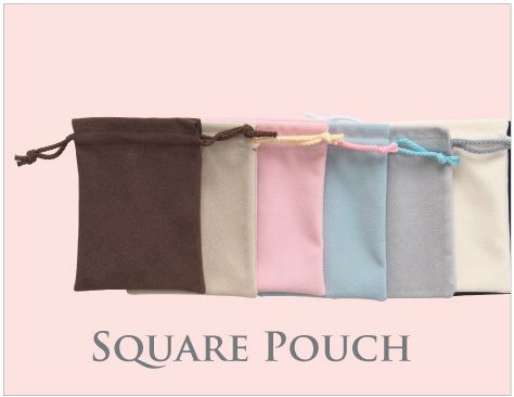 Square Drawstring Pouch S Size, 50 pieces AO-A313