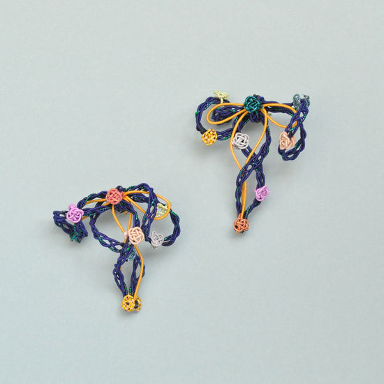 Kurukuru ribbon(Navy blue)