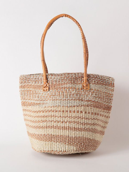 Border sisal bag L (assorted) KENB-004