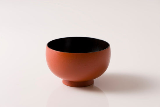 Shirasagi Bowl M Sibo (Black-Orange)