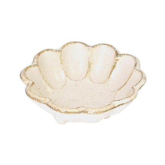 RINKA WHITE 10 bowls, white Japanese tableware, small bowls, made in Japan, Minoyaki, stylish, modern.