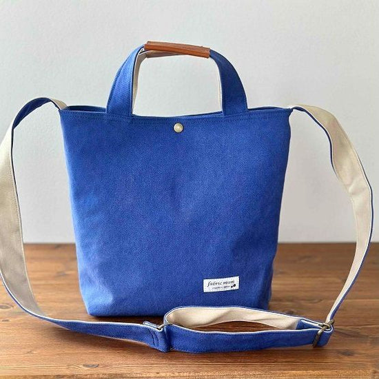 <Made to order> 3-way shoulder bag of bio-washed canvas (M)