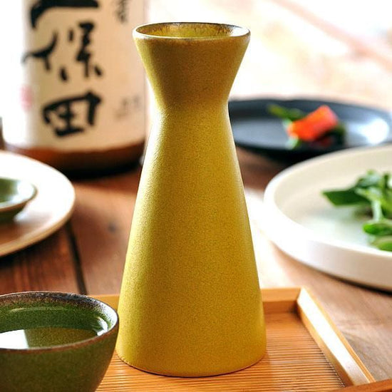 Veggie Color Mustard One-Goupe Tokuto Japanese Tableware Tokuto Sake Cup Made in Japan Minoyaki Sake Stylish Modern