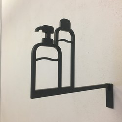 Washroom Sign Hollowed-Out Type Washroom