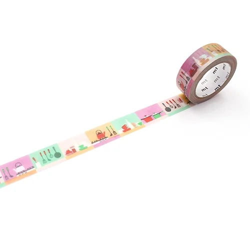 mt Masking Tape Maru-Ichikyu – Kitchen, 15mm×7m
