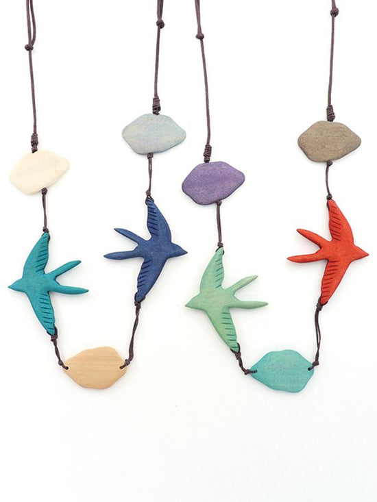 Flying bird necklace (2 colors)