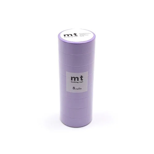 mt Masking Tape 8P – Lavender (8 rolls), 15mm×7m