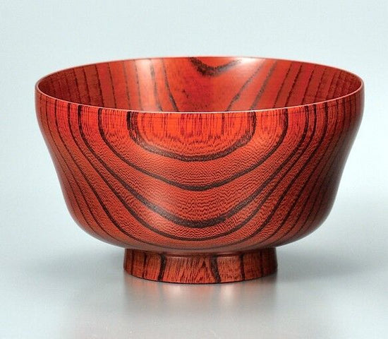 Zelkova 4.3 Cocoon-Shaped Bowl, Akazuri SO-278