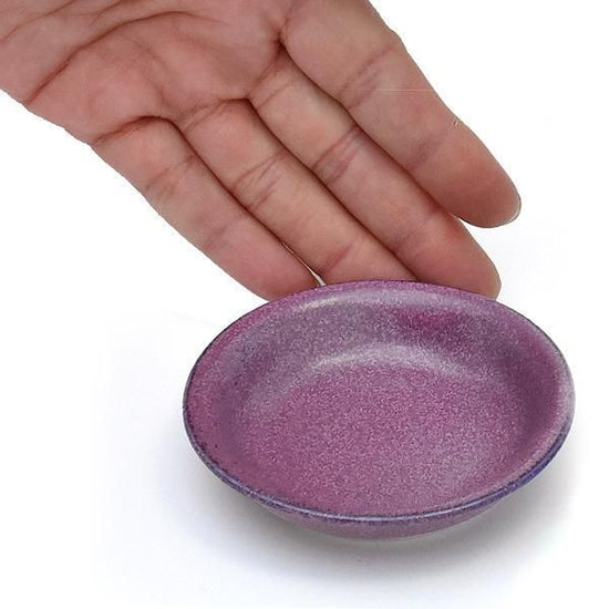 Veggie Color Violet Otsumami Tray, Purple Japanese Tableware, Condiment Plate, Made in Japan, Minoyaki, Sake, Stylish, Modern