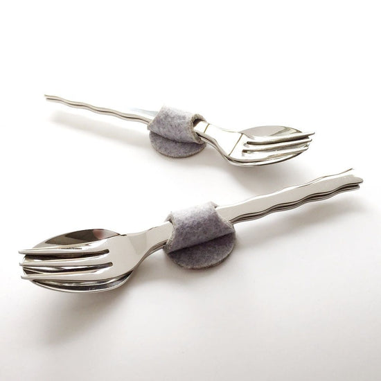 Tea set with clip (sand color)