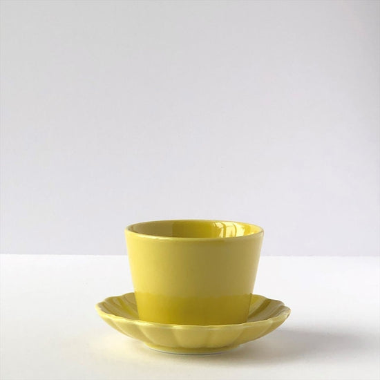Aritayaki [for you] Matching Cup & Saucer Yellow