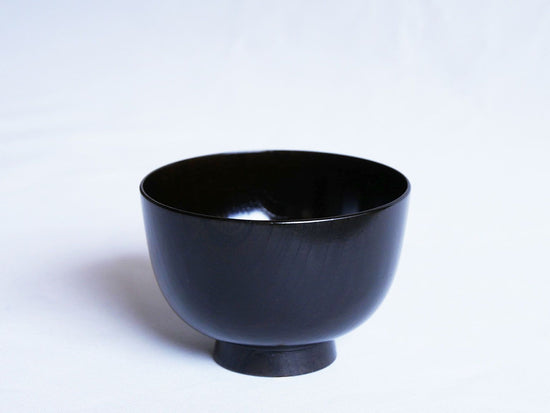 SABUROKU Bowl Senzai Lacquer Black